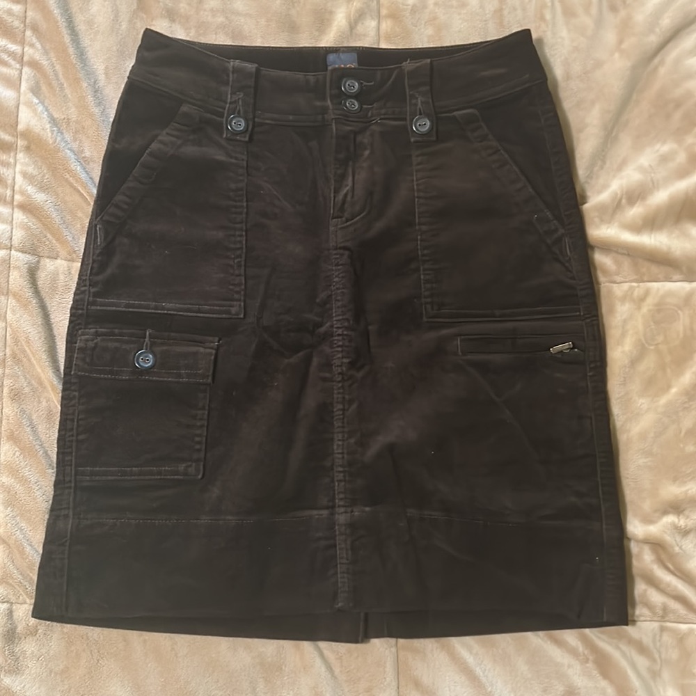 JAG corduroy, brown mini skirt